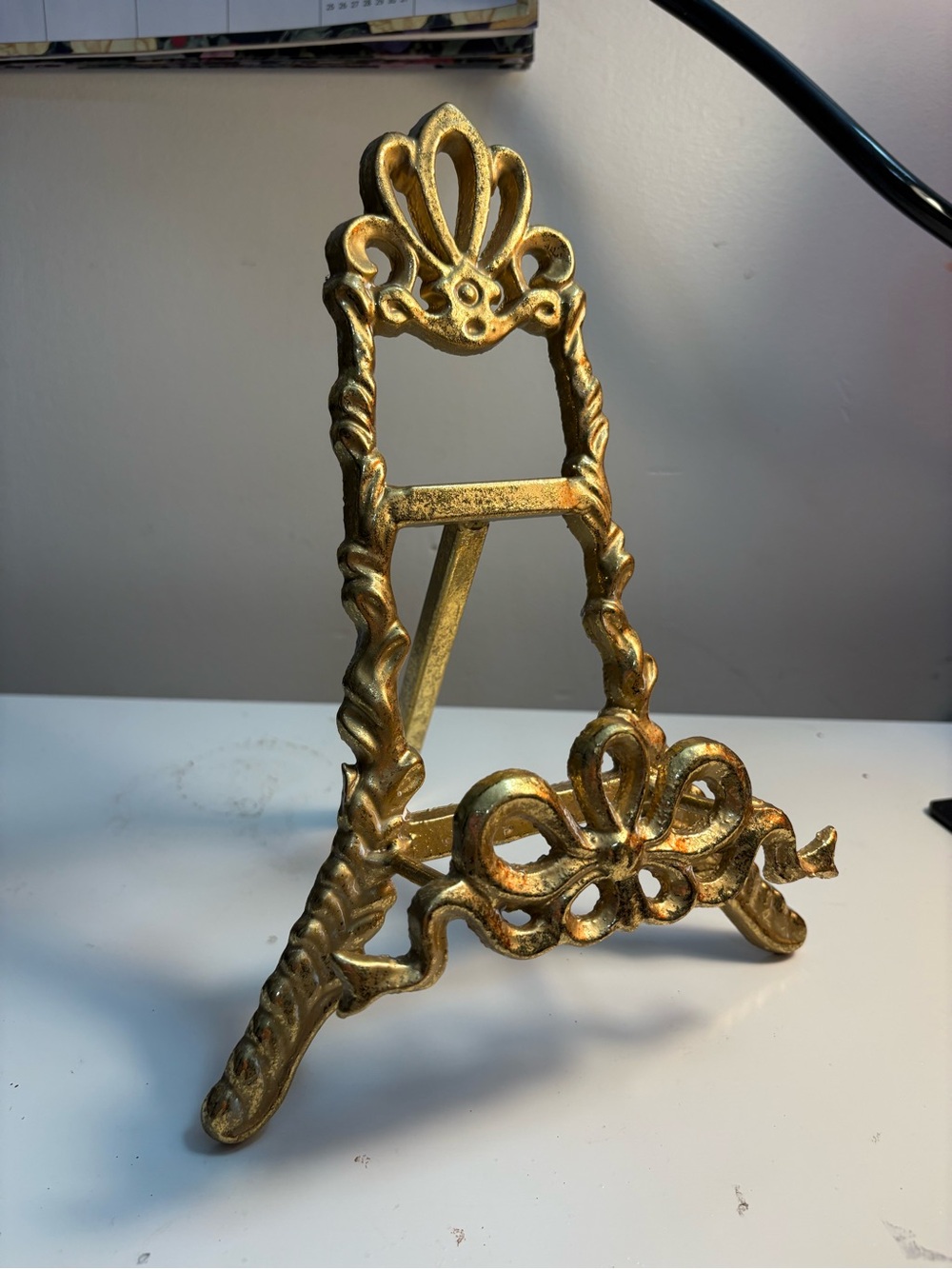 Michaels Gold Decorative Metal Display Easel